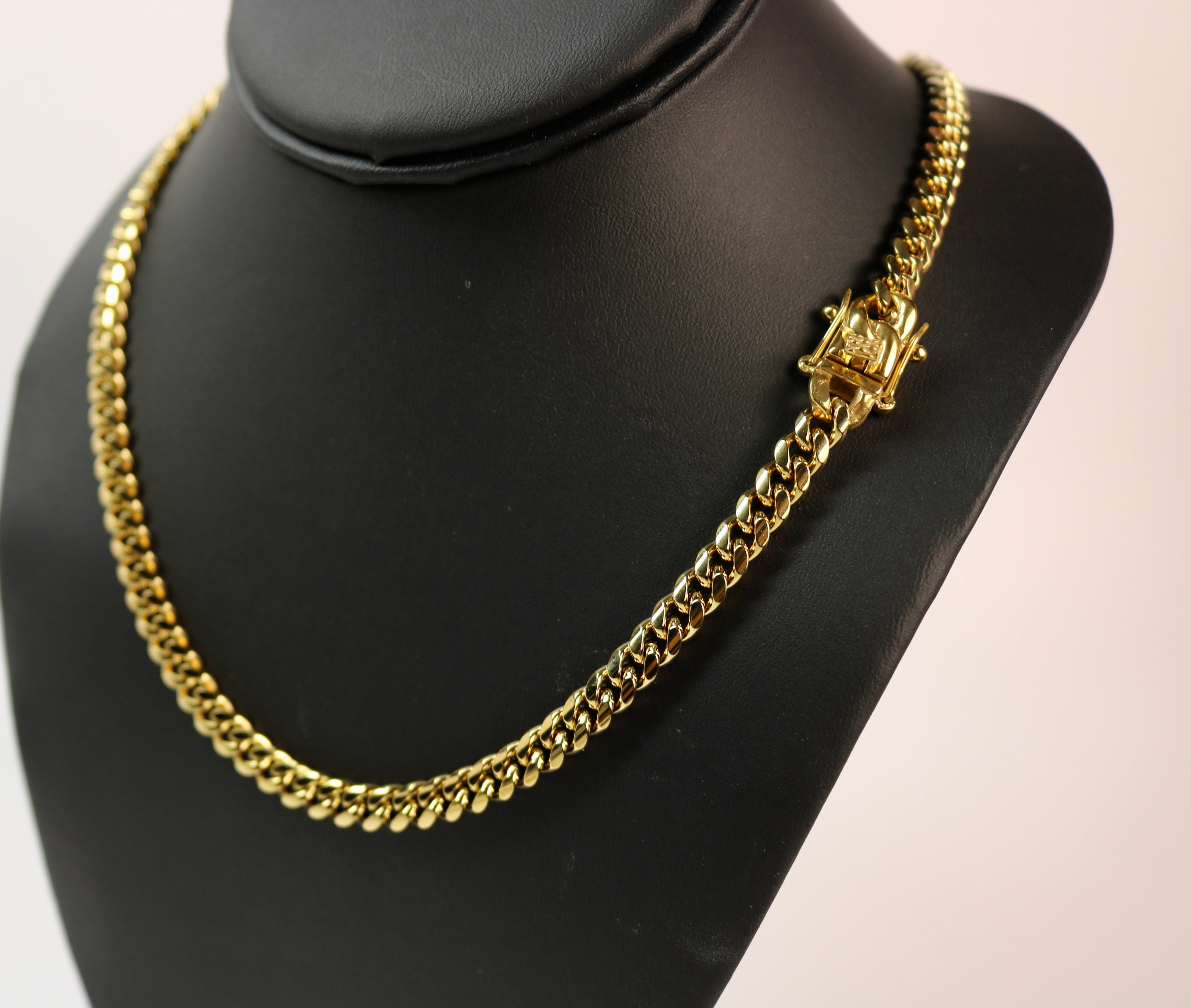 14k Gold Plated Miami Cuban Link Chain - 6MM