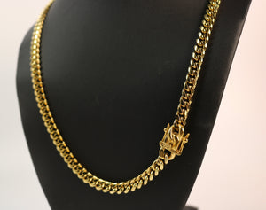 14k Gold Plated Miami Cuban Link Chain - 6MM