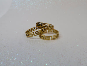 Versace Ring - 14k Gold Plated