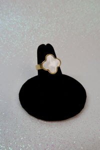 Clover Ring - Van Cleef Style 14K Gold Plated