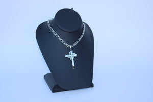 Cross Pendant Large - Stainless Steel or Chain Set - Alwayslavishshop