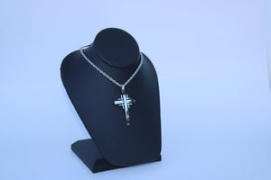 Cross Pendant Large - Stainless Steel or Chain Set - Alwayslavishshop