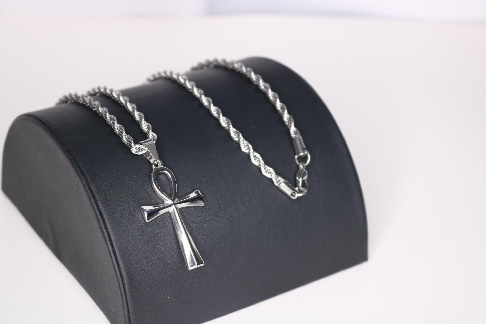 Egyptian Ankh Pendant - Jewelry Set