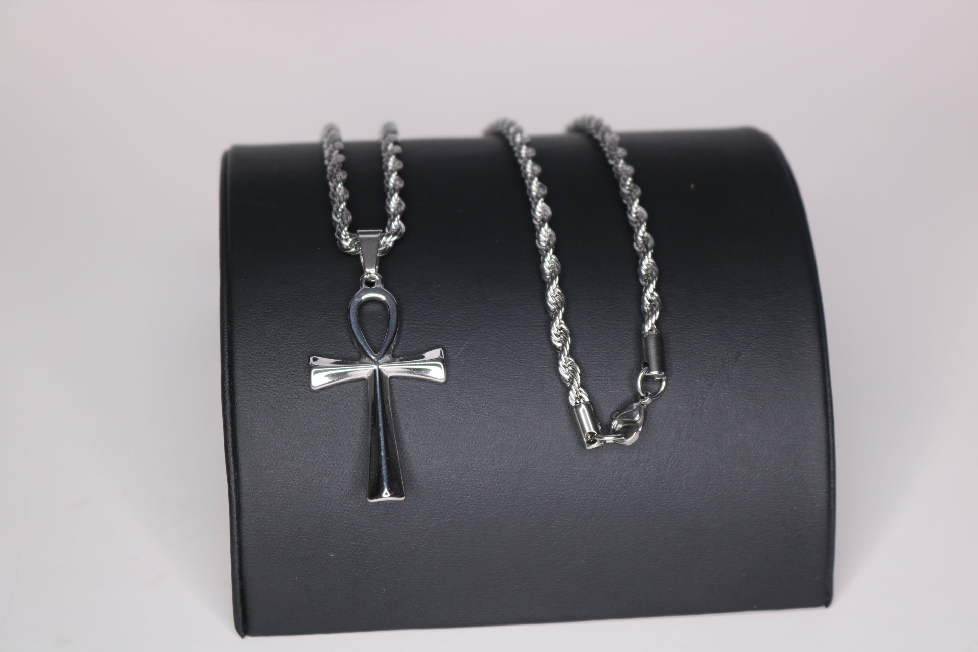 Egyptian Ankh Pendant - Jewelry Set