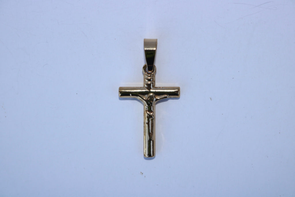 Bamboo Cross - Gold Plated - Alwayslavishshop