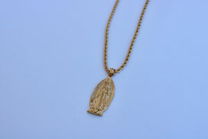 Virgin Mary large - Gold plated or Chain Set - Alwayslavishshop