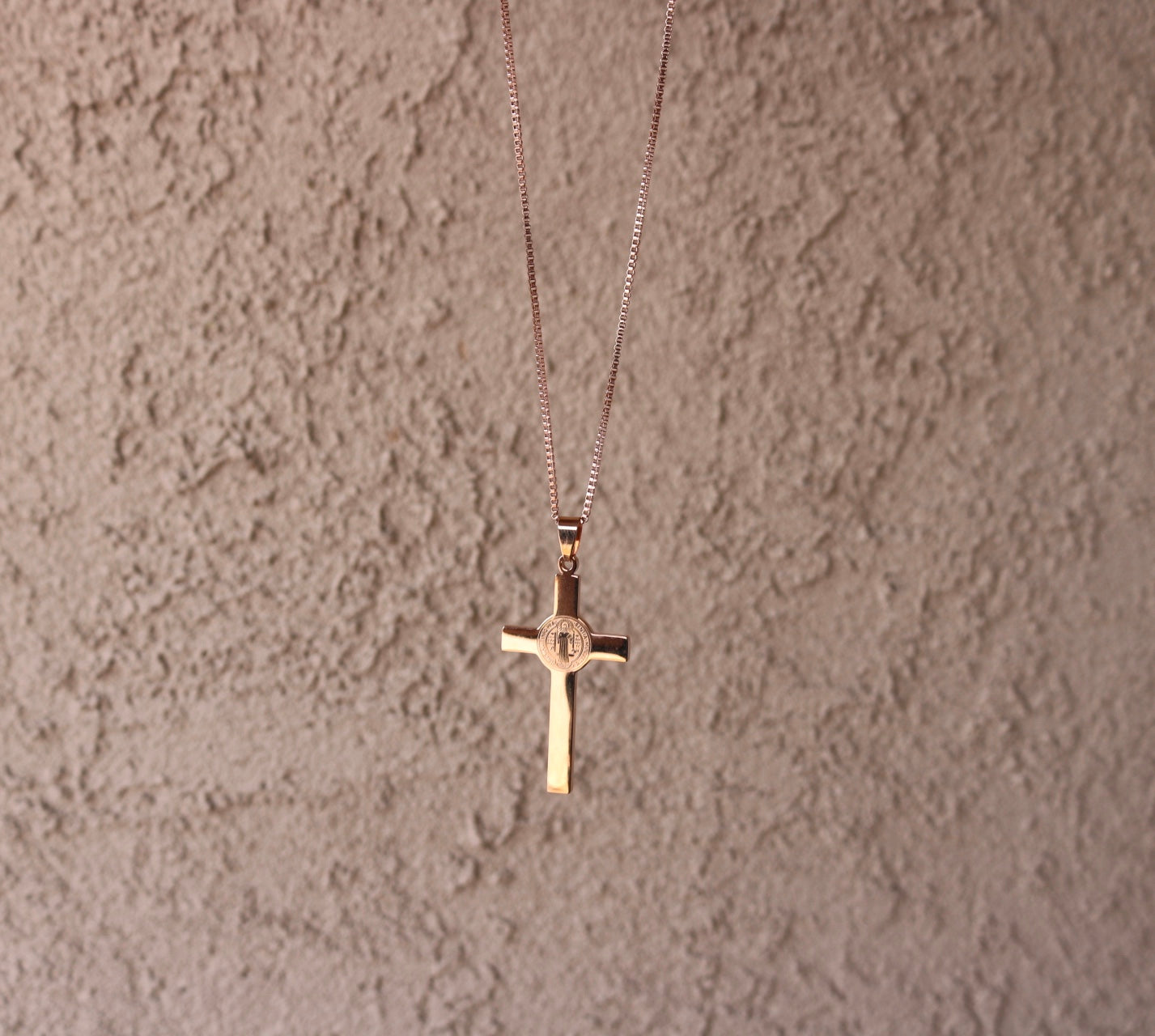 Rose Gold Saint Benedict Chain Set - Alwayslavishshop