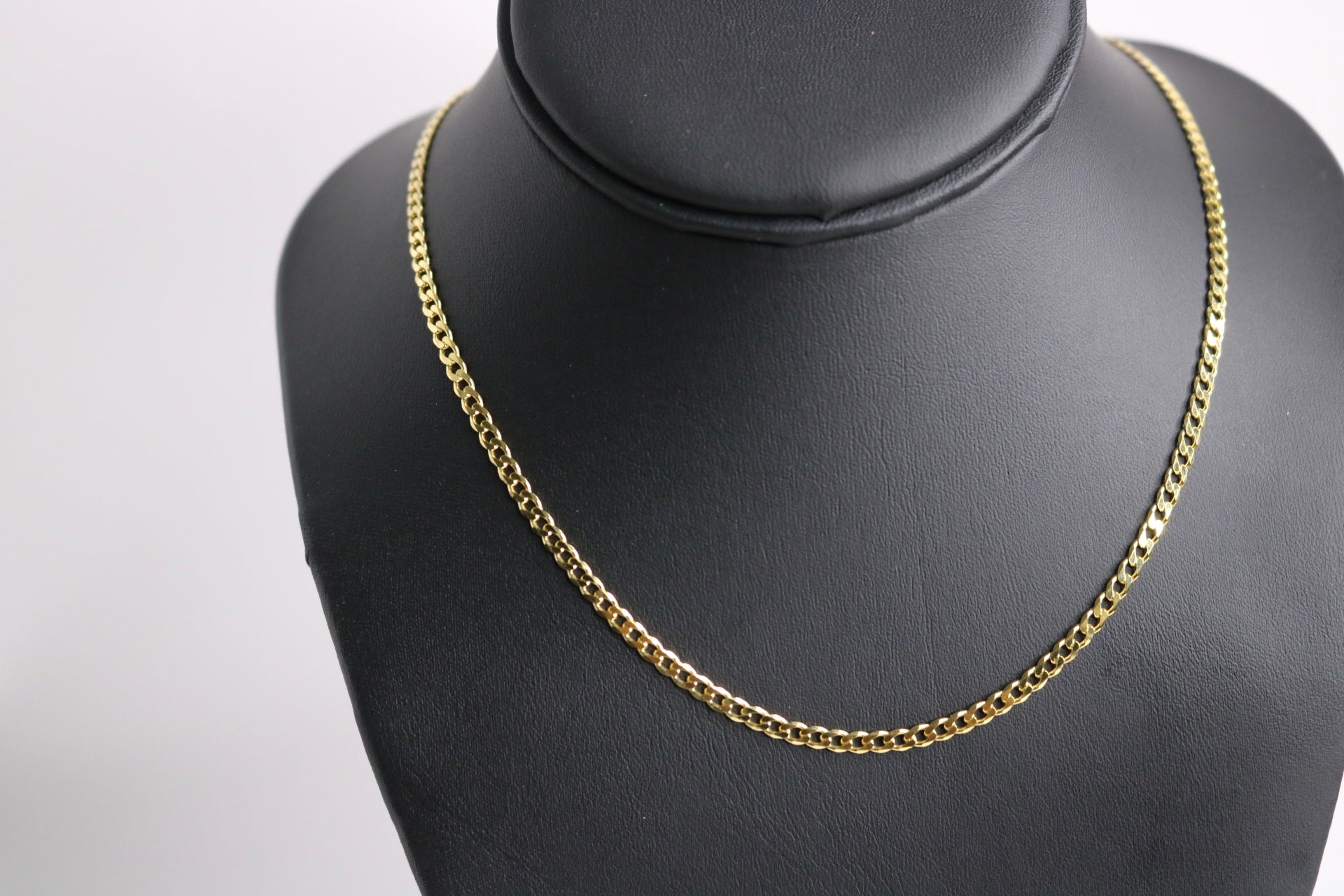 Curb Chain - 3mm Vermeil Gold 14K - Alwayslavishshop