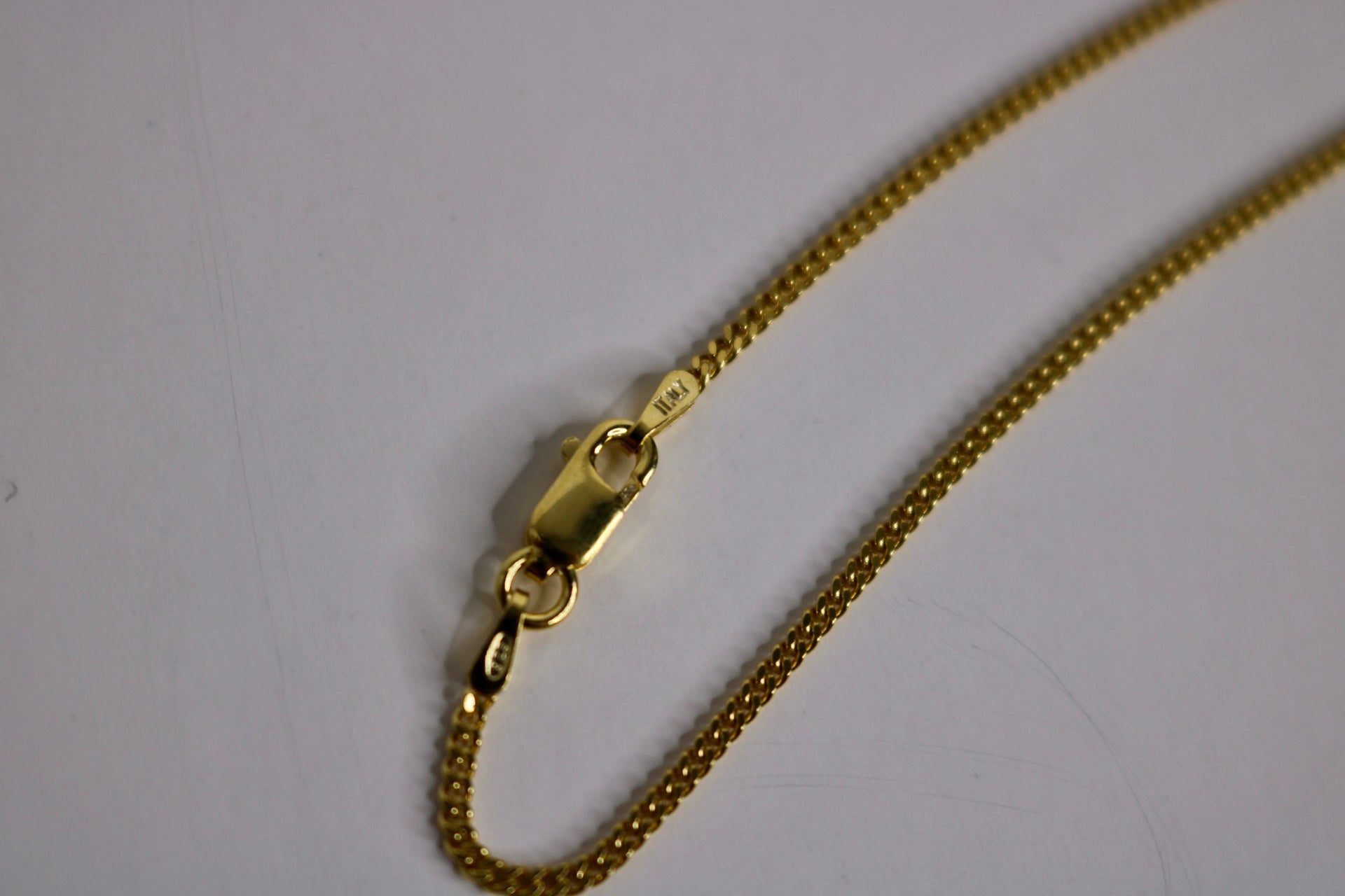 Curb Chain - 1.8mm Vermeil Gold 14k - Alwayslavishshop