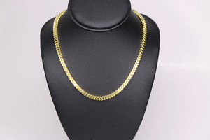 Franco Chain - 4.2mm 14k Gold Vermeil - Alwayslavishshop