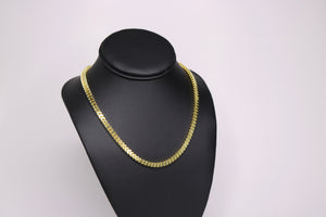 Franco Chain - 4.2mm 14k Gold Vermeil - Alwayslavishshop