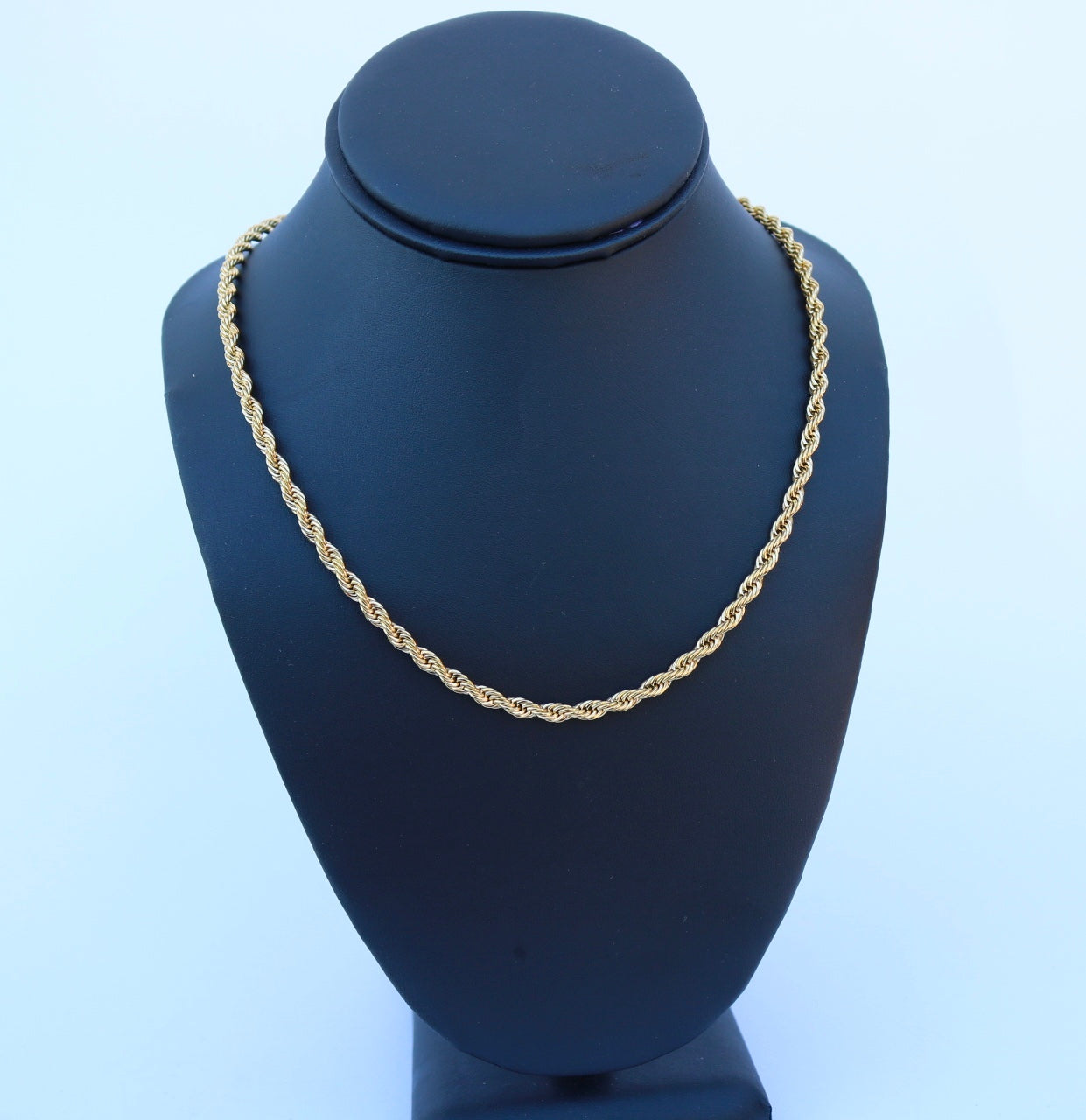 Gold Plated Rope Chain - 4mm (IP Plated) - Alwayslavishshop