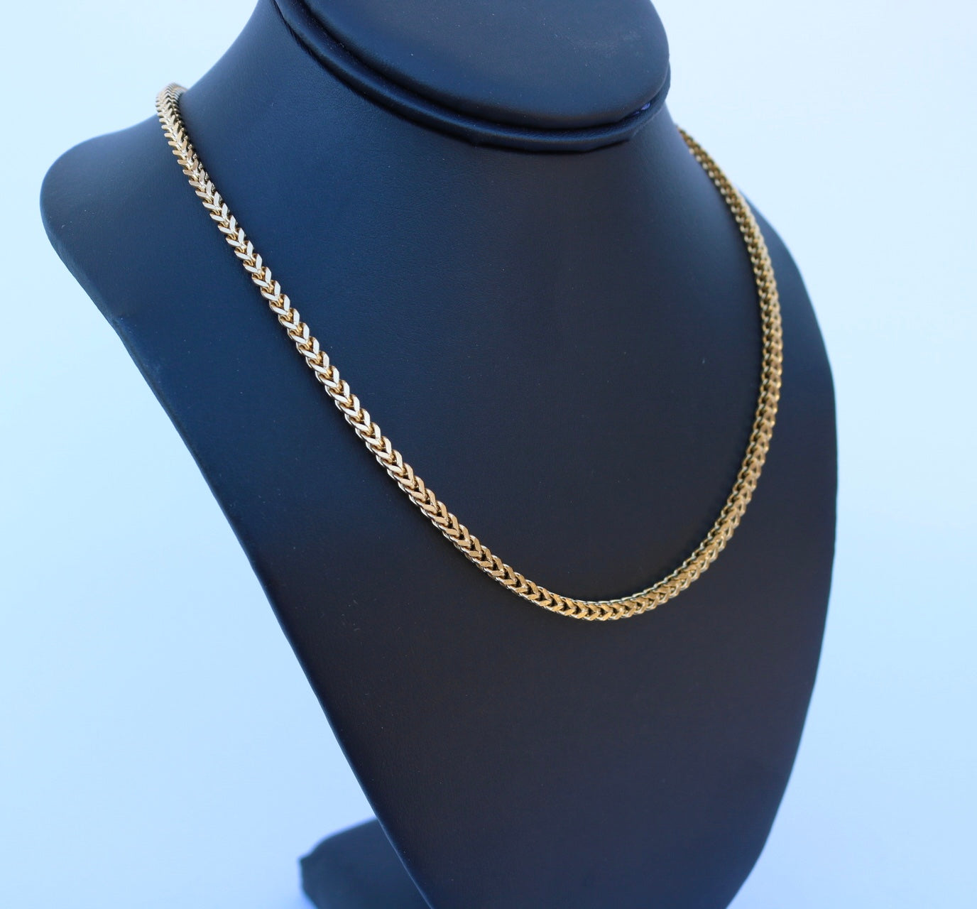 Solid Cross Gold Plated Pendant With a Chain - Alwayslavishshop