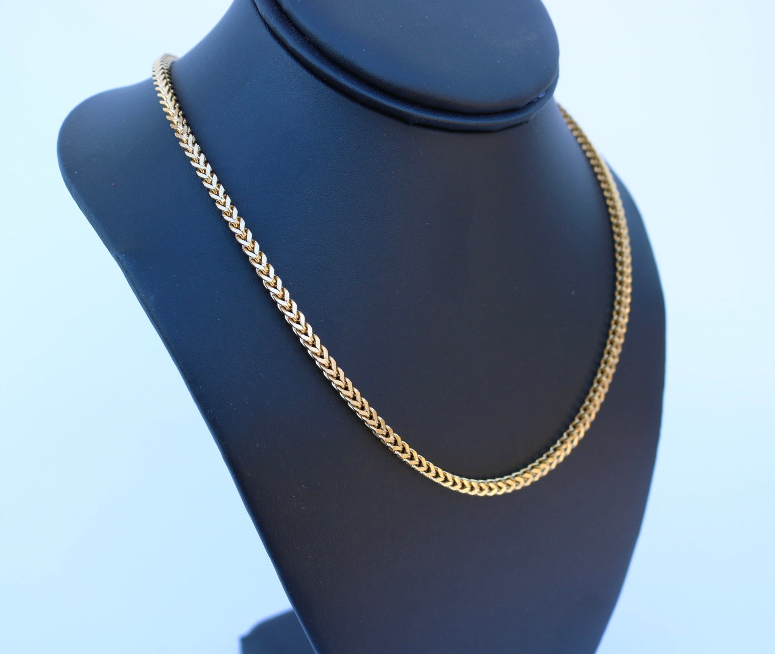 Gold Plated Franco Chain - 3mm (PVD Plated) - Alwayslavishshop