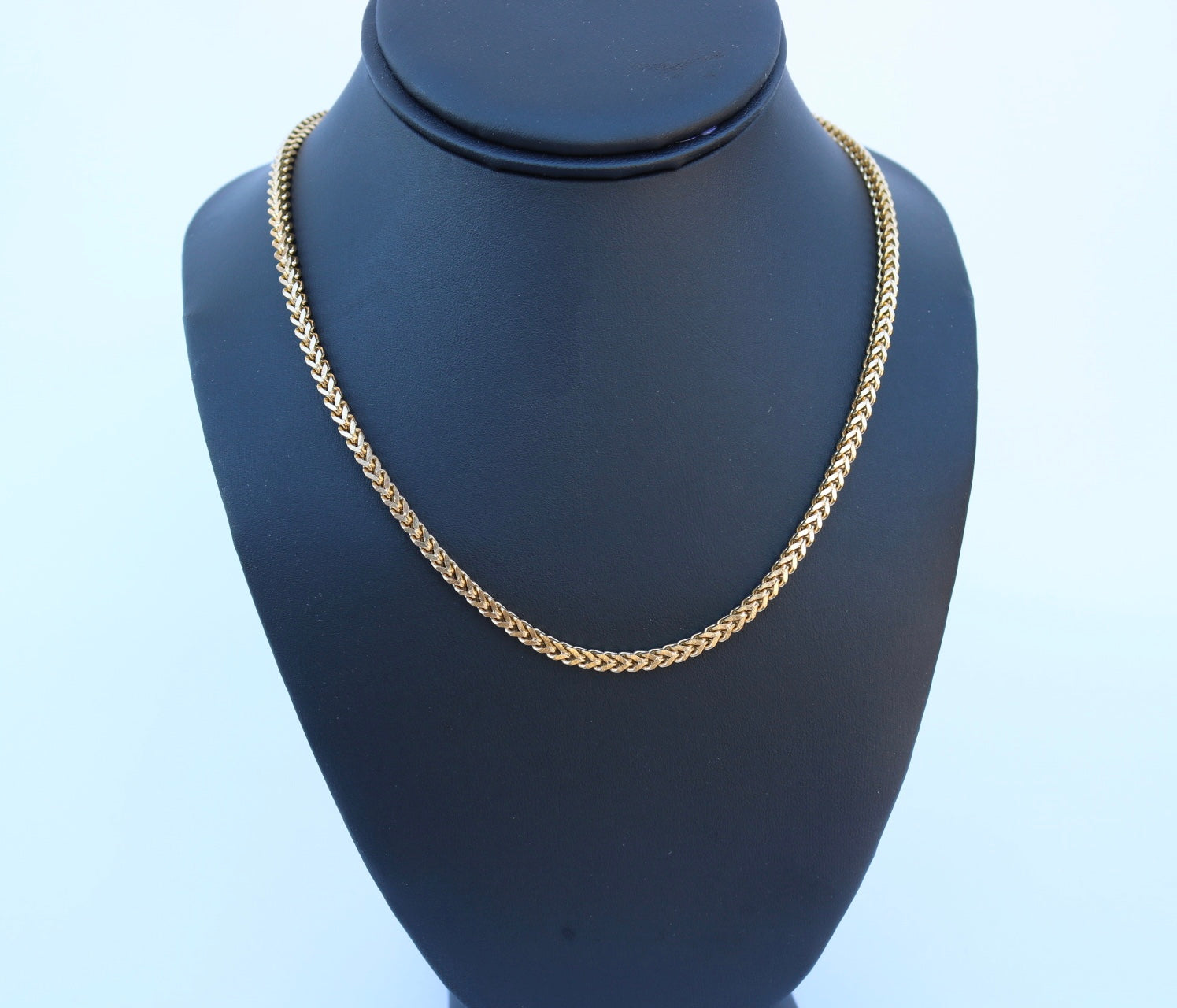 Gold Plated Franco Chain - 3mm (PVD Plated) - Alwayslavishshop